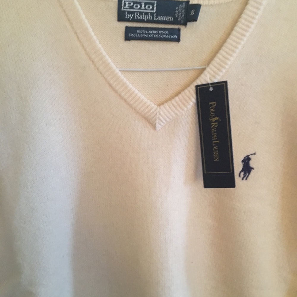 NWT Men's Ralph Lauren Lambswool sweater Small